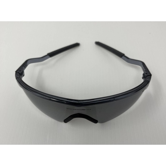 Oakley M Frame Crystal Black Gen 1 Mumba Sunglasses Black Iridium Lens Ear Socks - Picture 5 of 16